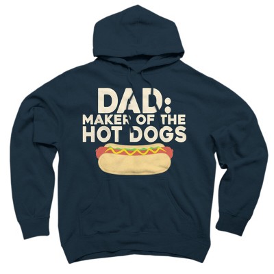 Adult Design By Humans Dad Maker Of The Hotdogs By MeowShop Pullover Hoodie