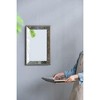 CAVINAS Square Wall Mirrors with Metal Frame,Wall-Mounted Mirror with Floral Accents,Decorative Mirror for Bathroom,Living Room - 4 of 4