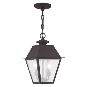 Livex Lighting Mansfield 2 - Light Pendant in  Bronze - 1 of 2
