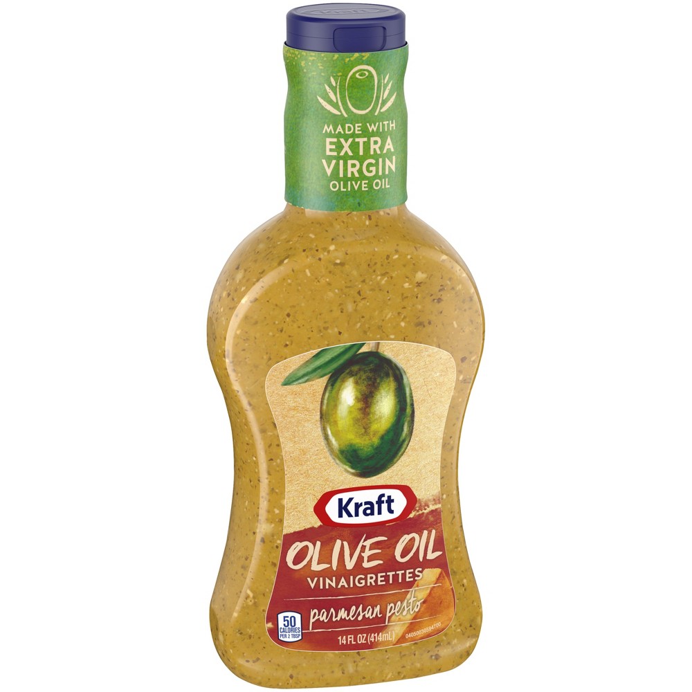 UPC 021000060610 product image for Kraft Parmesan pesto Olive Oil Vinaigrettes 14 oz | upcitemdb.com