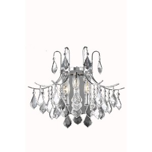 Elegant Lighting Amelia Collection Wall Sconce D16in H14in Lt:3 Chrome finish - 1 of 2
