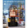 COZONY 43"x45" Forklift Safety Cage Man Basket, 1800 lbs, OSHA, 2-Man Collapsible Lift Platform w/ Safety Harness & Lock, Loader Work Cage - 3 of 4