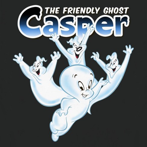 Casper Friendly Ghost T-Shirt 4T Toddler Halloween Black Spiderweb Graphic  Tee