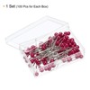 Unique Bargains Pearlized Sewing Stainless Steel Ball Head Needle Straight Quilting Pins - 3 of 4