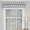 RLF Home Ele Banded 100% Cotton with Fully Lined 3" Rod Pocket Valnance for Windows 50" x 15" - 2 of 4