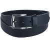 CTM Men's Big & Tall Bridle Belt with Removable Buckle - 4 of 4
