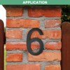 Unique Bargains Durable Acrylic Waterproof 3D Floating Appearance House Numbers 1 Pc - 4 of 4