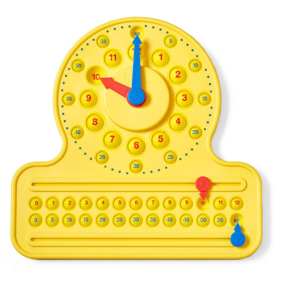 Photos - Doll Hand2Mind NumberLine Clock Sensory Bubble Popper: Educational Math Tool for Kindergarten to 5th Grade