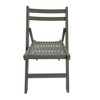 SKRAN Furniture Set Slatted Wood Folding Special Event Chair, Foldable Style Patio Dining Chairs for Kitchen, Balcony and patio - 4 of 4
