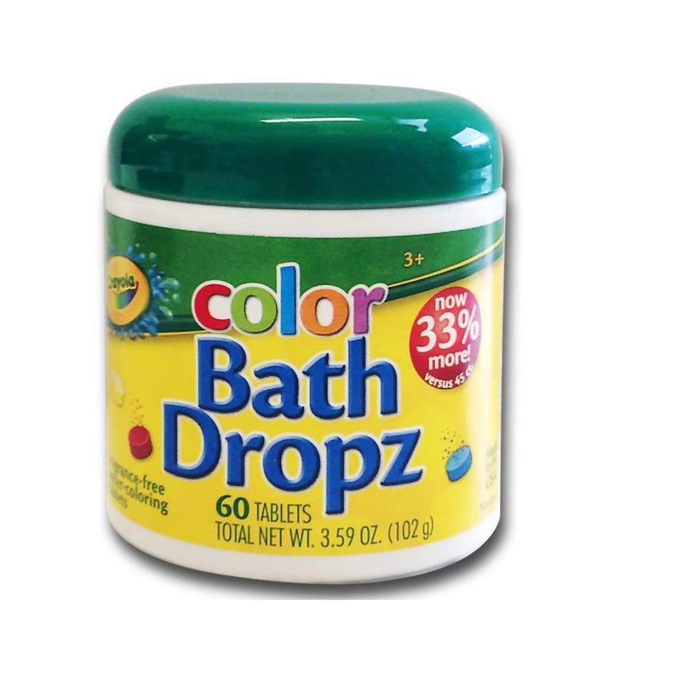 Crayola Bath Dropz Color, 2.68 OZ