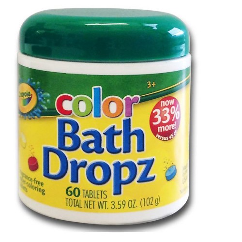 Crayola Color Bath Drops - 60ct
