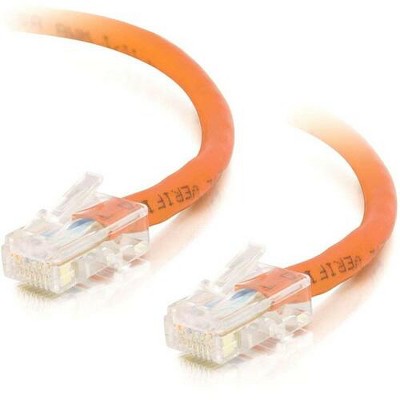 C2G-3ft Cat5e Non-Booted Crossover Unshielded (UTP) Network Patch Cable - Orange - Category 5e for Network Device - RJ-45 Male - RJ-45 Male