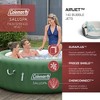 Coleman SaluSpa 6 Person Round Portable Inflatable Outdoor Hot Tub w/4 Bestway SaluSpa Underwater Non Slip Pool & Spa Seat w/Adjustable Legs (2 Pack) - 4 of 4