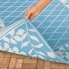 Collections Etc Elegant Leaf Boarder Outdoor Patio Mat, 6-Feet Long - 4 of 4