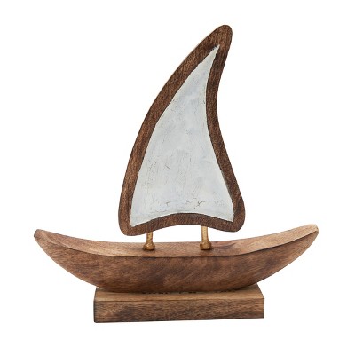 Beachcombers White Sailboat Figurine