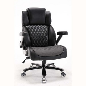 MaseiKar 500lbs Big and Tall Office Chair with Adjustable Headrest&Wide Mesh Seat - Ergonomic High Back Computer Chair with Lumbar Support - 1 of 4