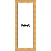 PosterPalooza | Panoramic Embellished Gold Picture Frame - UV Acrylic, Foam Board Backing, Hanging Hardware - 2 of 4