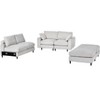 VYNXARIA Modern corduroy modular section sofa, U-shaped convertible L-shaped sofa set with pillow,6 seat - 4 of 4