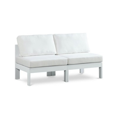Meridian Furniture,Nizuc Water Resistant Fabric Outdoor Patio Modular Sofa