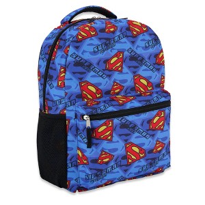 DC Comics Kids Batman Backpack - Batman, Superman, The Joker - Bookbag for Boys Girls Toddlers & Adults - Laptop & Lunchbox Compatible School Bag - 1 of 4