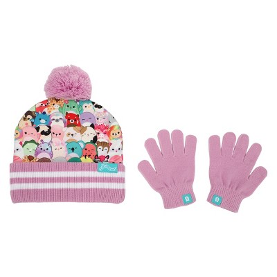 Squishmallows Youth Beanie And Gloves Set : Target