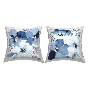 Stupell Industries Modern Blue Blossom Petals, 18 x 18 - 1 of 3