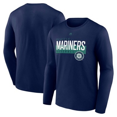 Mlb Seattle Mariners Men's Long Sleeve Core T-shirt - Xxl : Target