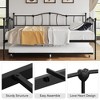 Metal Daybed with Trundle Bed, Twin Size Day Bed with Premium Metal Frame - 3 of 4