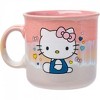 Adult Hello Kitty Pastel Drips Jumbo 20 Ounce Ceramic Glaze Mug - 2 of 4