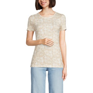 Lands' End Women's Cotton Rib T-shirt - 1 of 3