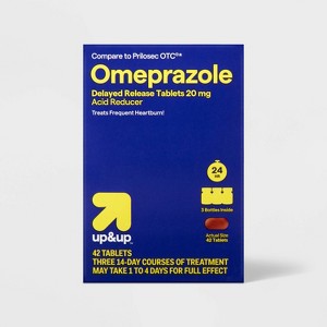 Omeprazole Delayed-Release Acid Reducer - 20mg Tablets - up&up™ - 1 of 4