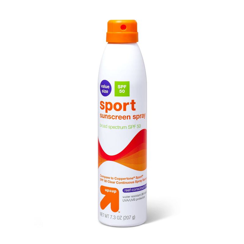 Continuous Sport Sunscreen Spray - SPF 50 - up & up™, 1 of 8