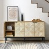 Severin 60"Wide 4 Door Sideboard With Adjustable Shelf | ARTFUL LIVING DESIGN - 3 of 4