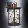 Urban Ambiance Luxury Colonial Outdoor Wall Light,  16"H x 7.5"W,  Olde Bronze Finish, UHP1233 - 4 of 4