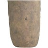 Olivia & May 21'' x 9'' Ceramic Distressed Terracotta Vase Brown: Rustic Amphora Tabletop Decor - image 3 of 4