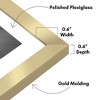 Americanflat 13x19 Picture Frame  - Set of 2 - Use as 11x17 Frame with Mat or 13x19 Frame Without Mat - Gallery Wall Frame Set for Wall Display - Gold - 3 of 4