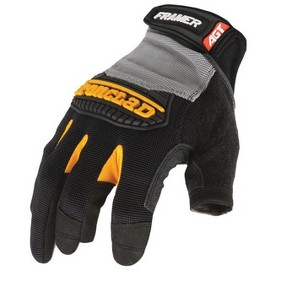 Ironclad Framer Men's Hook & Loop Fingerless Gloves Black/Gray L 1 pk - 1 of 1