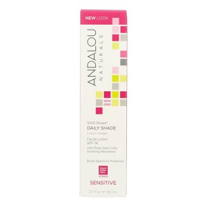 Andalou Naturals 1000 Roses Daily Shade SPF 18 Facial Lotion - 2.7 fz - 1 of 4