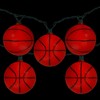 Kurt S. Adler 10ct Basketball Sport Christmas Novelty Light Set - 11.5 ft Green Wire - 2 of 3