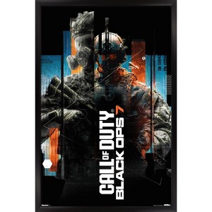 Trends International Call of Duty: Black Ops 7 (2025) - Split Reality Black Framed Wall Poster Prints - 1 of 4