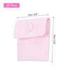 Unique Bargains Velvet Small Soft Jewelry Pouch with Snap Button 20 Pcs - 2 of 4