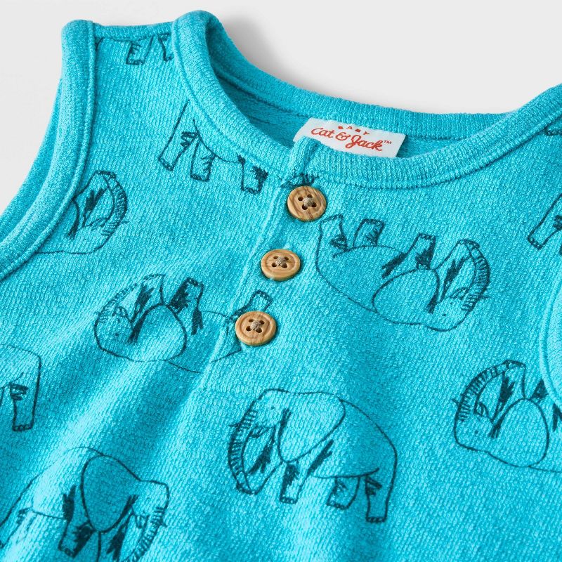 Baby Shell Romper - Cat & Jack™, 4 of 11