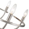 C Cattleya 6-Light Satin Nickel Farmhouse Chandelier - 4 of 4