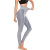 DOMETOUR 4 inches Contrast High Rise Shaping Waistband Yoga Pant With Tummy Control - 4 of 4