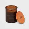 Lidded Glass Jar Crackling Wooden Wick Candle Vanilla and Bergamot - Threshold™ - image 3 of 3