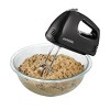 Proctor Silex 5 Speed Hand Mixer - Black: 120W Handheld Mixer, Dishwasher-Safe Parts, Plastic Material, 1 Year Warranty - 3 of 3