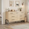 7-Drawer Dresser for Bedroom, 52" Wide Freestanding Wooden Chest, Closet Storage Organizer for Living Room, Hallway, or Entryway - 4 of 4