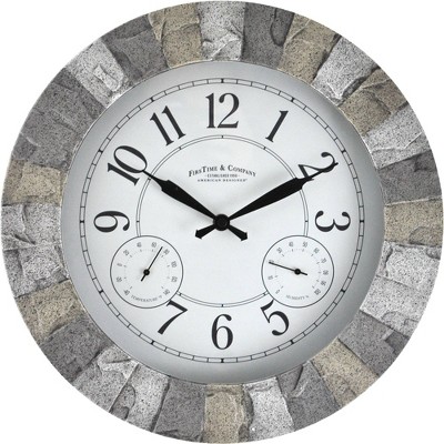 Outdoor Clocks Target, Patio Clock And Thermometer Sets