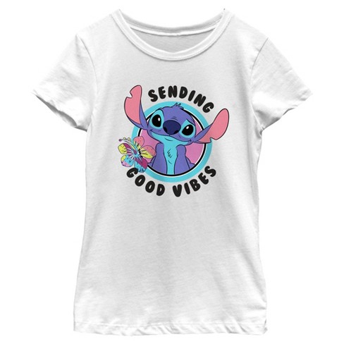 good vibes white t shirt