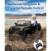 Jojoka 24V Toyota Licensed Kids Ride On Car 2-Seater Electric Off-Road Truck w/ Remote Control | 4WD/2WD Switchable,LED Lights - 2 of 4